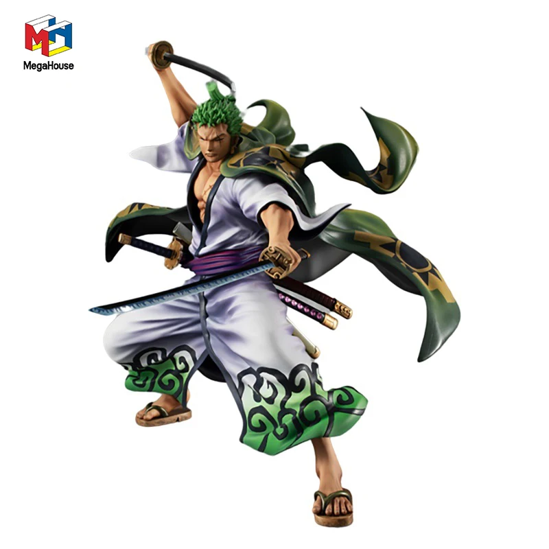 Фигурка Megahouse, фигурка ророноа Зоро, фигурка аниме, 19 см, коллекционные игрушки, подарки