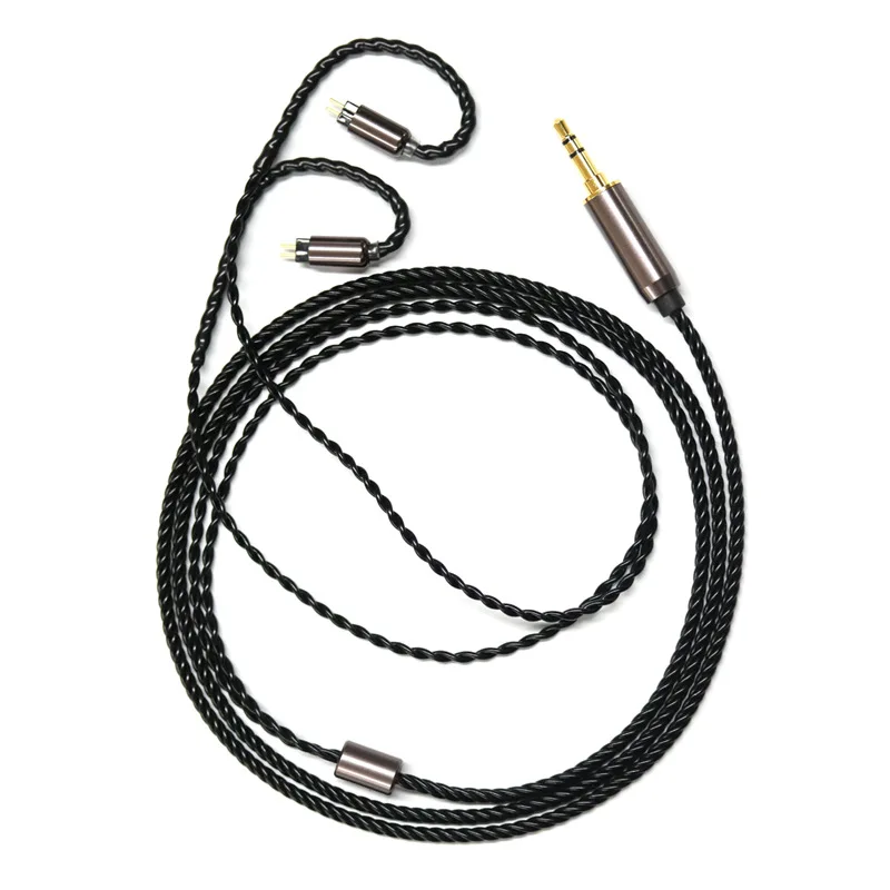 0 78 мм MMCX 4 баланс HIFIearphone провод 5N медный Посеребренный разъем наушники