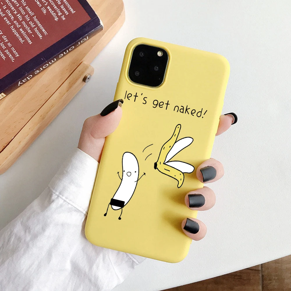 Забавный чехол с изображением банана на средний палец для iPhone X 7 8 XR XS Max для iPhone 6 6s Plus 11Pro Max чехол s мягкая задняя крышка из ТПУ - Цвет: 03