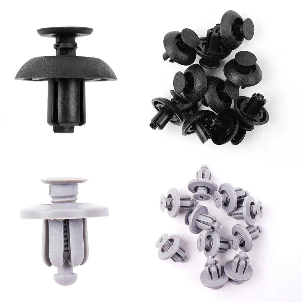 

Partsworld 100x Plastic Screw Rivet Clip Fastener Set For Car Trunk Bumper Fender