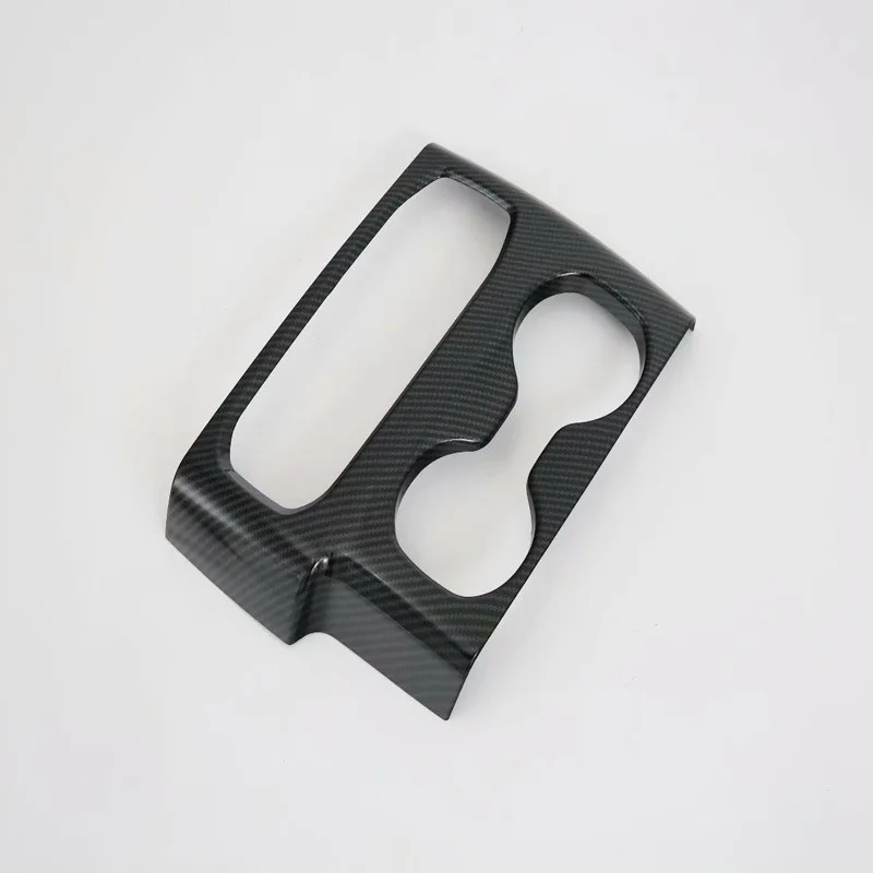 

Для Hyundai Santa Fe 2019 2020 отделка из углеродного волокна держатель стакана декоративная рамка Наклейка Обложка стикер чехол Аксессуары для стайл...