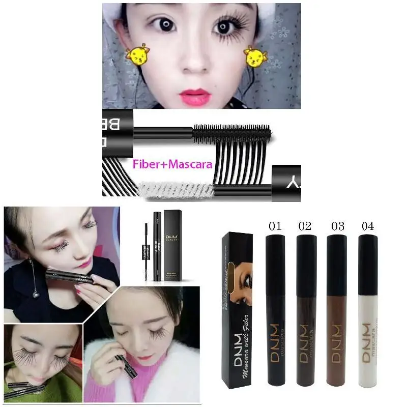 Тушь для ресниц из шелкового волокна натуральная длинная тушь не Цветущая