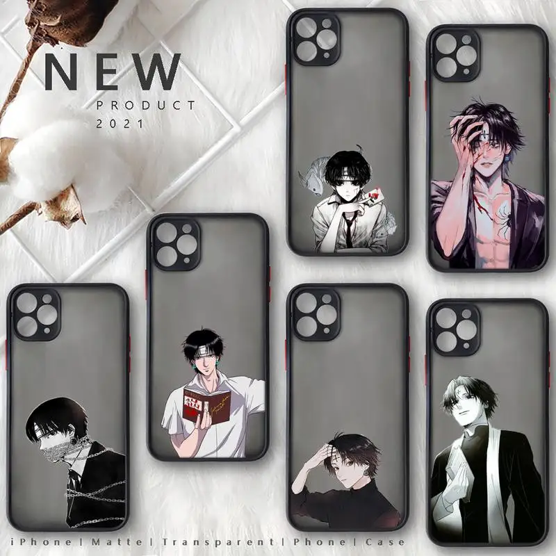 

Chrollo Lucilfer Chains HxH anime Phone Case matte transparent For iphone 7 8 11 12 plus mini x xs xr pro max cover