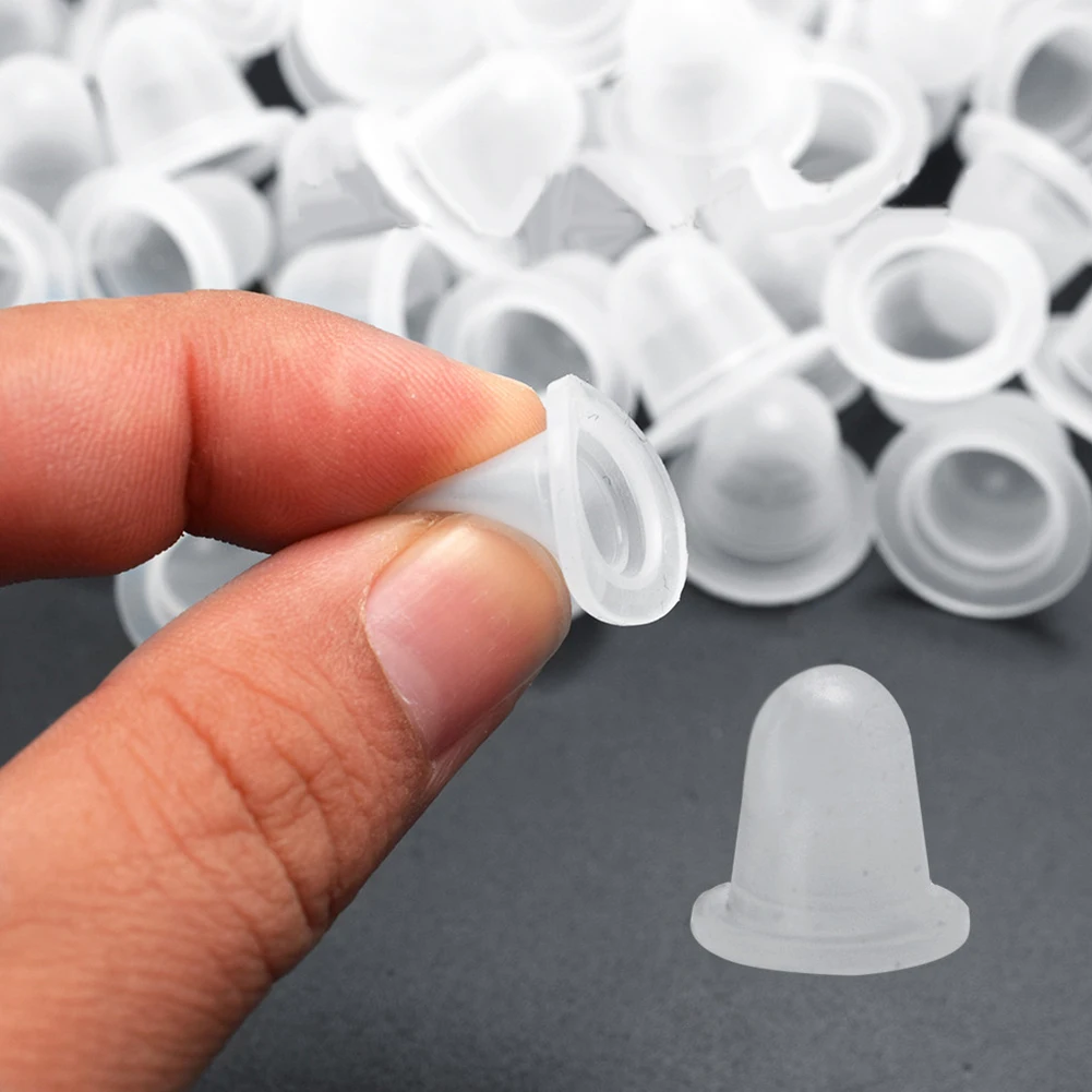Мягкий силиконовый держатель для чернил 100 шт. чашки полуперманентного макияжа и