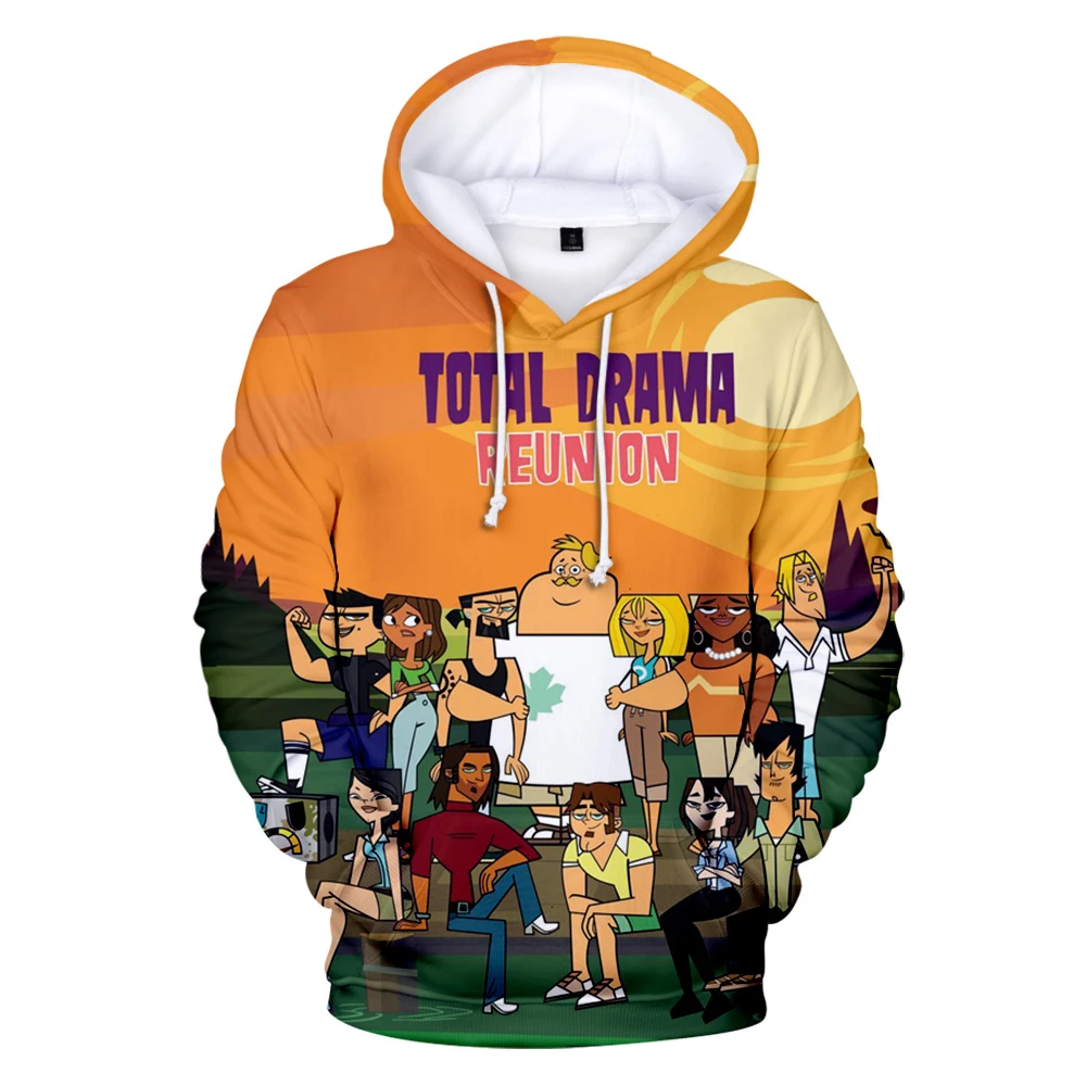 

2021 Total Drama 3D Print Hooded Sweatshirt Men/Women Casual Hoodies Clothes