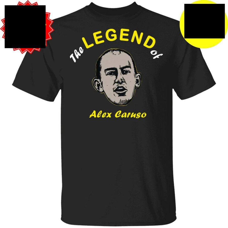 Legend of Alex Caruso топы футболки полный размер черные короткие мужские и женские для