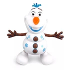 Дропшиппинг танцующий снеговик робот Олаф со светодиодным музыкальным фонариком детская игрушка для детей Рождественский подарок