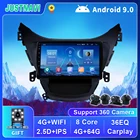 Автомобильное радио мультимедиа 2din android 9,0 видео плеер навигация GPS для Hyundai Elantra 5 2011-2015 DSP Carplay 360 задняя камера BT