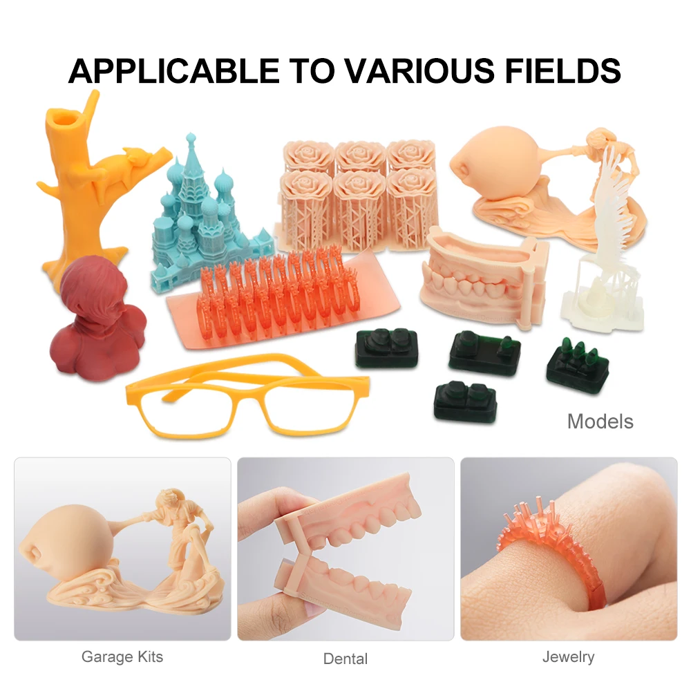 Универсальная смола для 3D принтера ANYCUBIC нм белый серый черный