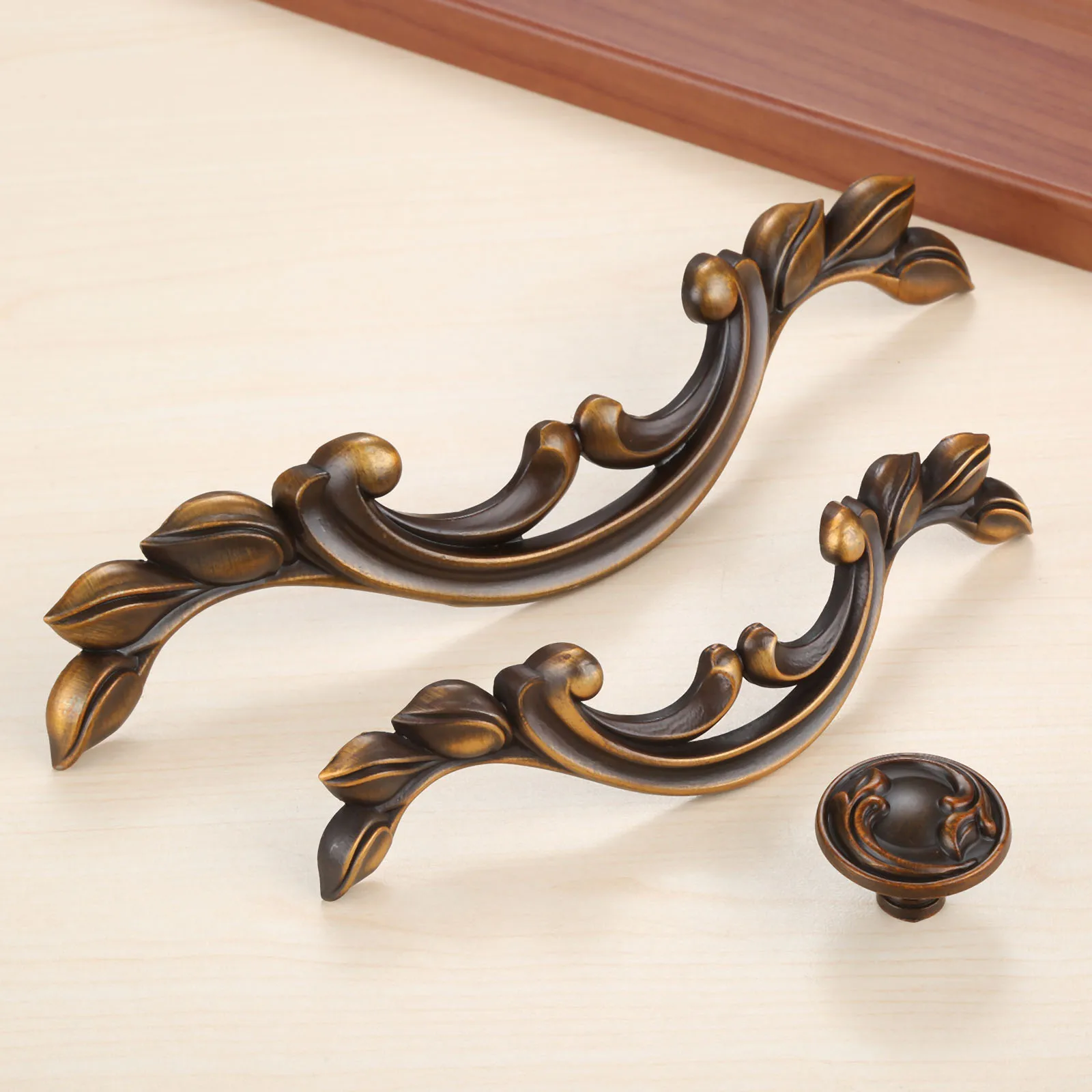 DRELD 1 шт. антикварные Кофе ручки деревенский ящика Кухня ручка шкафа старинная