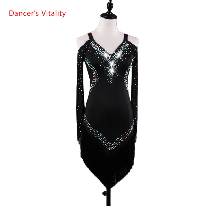 Выполненный на заказ латиноамериканских танцев платье для девочек и женщин