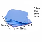 Высокое качество 100*100 мм GPU CPU IC термальная подушка для памяти электронный чип маленький радиатор