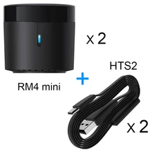WiFi IR Remote Controller Broadlink RM4 mini Temperature Humidity Sensor HTS2 for Air conditioning TV Set-top compatible Alexa