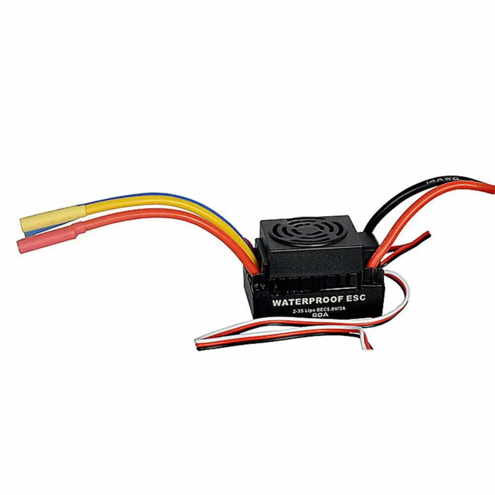 RC 60A бесщеточный ESC BEC автомобильные запчасти Электрический контроллер скорости с