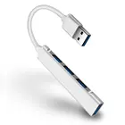 Мини-разветвитель 4 в 1 USB 3,0, портативный, для четырех док-станций