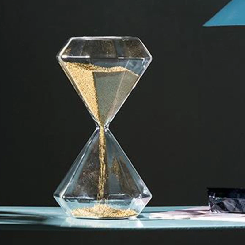 Adornos decorativos para el hogar, reloj de arena creativo de escritorio, estilo n&oacute;rdico moderno, decoraci&oacute;n para sala de estar-3