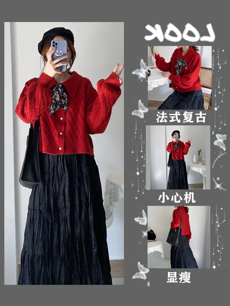 

Свитер женский осенний трикотажный, теплый, однотонный