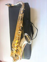 new jas 1100sg bb sax tenor nickel plated saxophone professional instruments with case gloves reeds mouthpiec