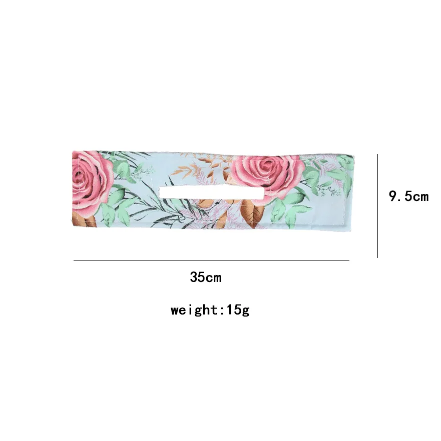 

Women Hair Twist Styling Tools Flower Printed Fashion Hair Bands For Women Girls Summer Knotted Female Hair Accessories