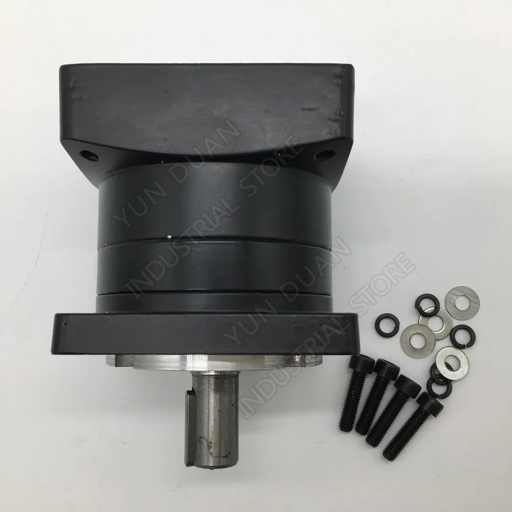 

4:1 Speed Ratio 4 Nema32 80mm Planetary Gearbox Speed Reducer Shaft 19mm Carbon steel Gear for Servo Stepper Motor