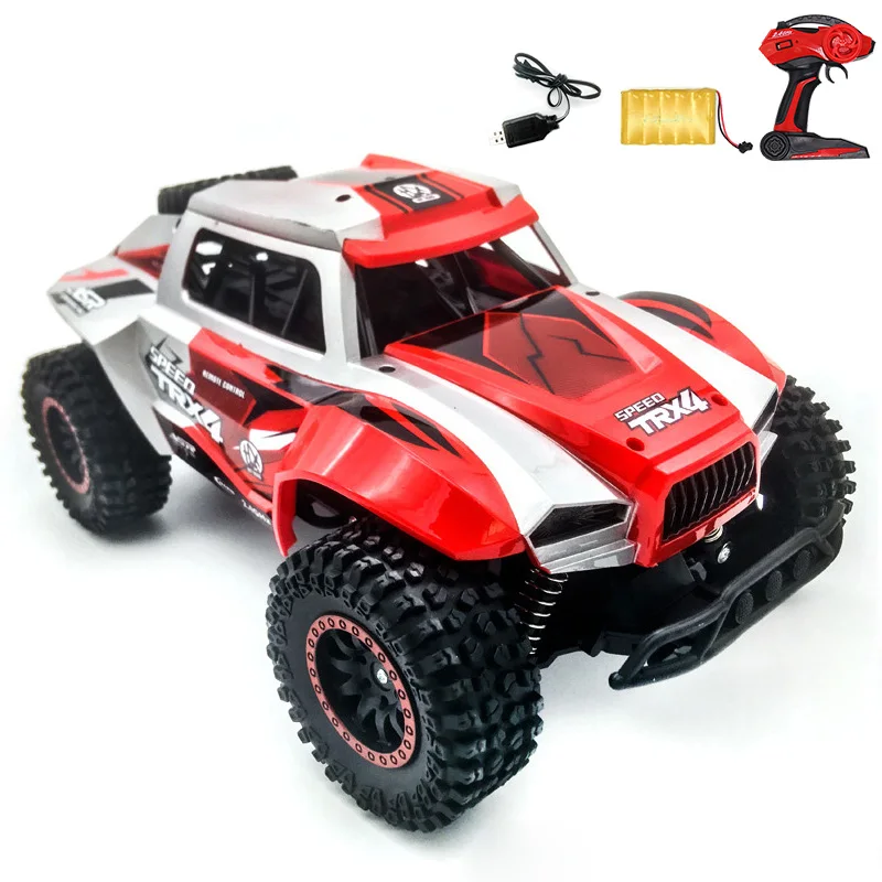Red 1:12 RC автомобиль дистанционного Управление транспортное средство высокой Скорость Tracer 2,4 ГГц Электрические игрушечные машинки RC Monster грузовик багги внедорожник игрушки для детей, подарки - Цвет: Red