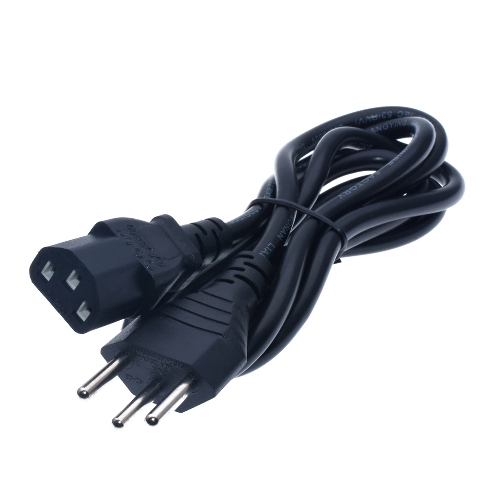 Швейцарский силовой кабель 1 шт. 3-контактный удлинитель питания IEC C13 5 м для ПК