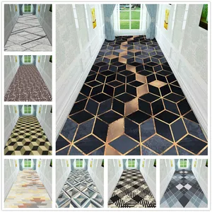 3d-ковры для гостиной с геометрическим стерео принтом, длинный коврик для коридора, прихожей, кухни, противоскользящий домашний текстиль, коврик для спальни