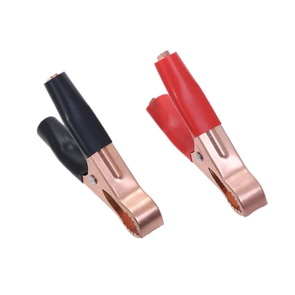 2 шт. 50A красный + черный 80 мм крокодил Автомобиль Ван батарея тест свинцовые