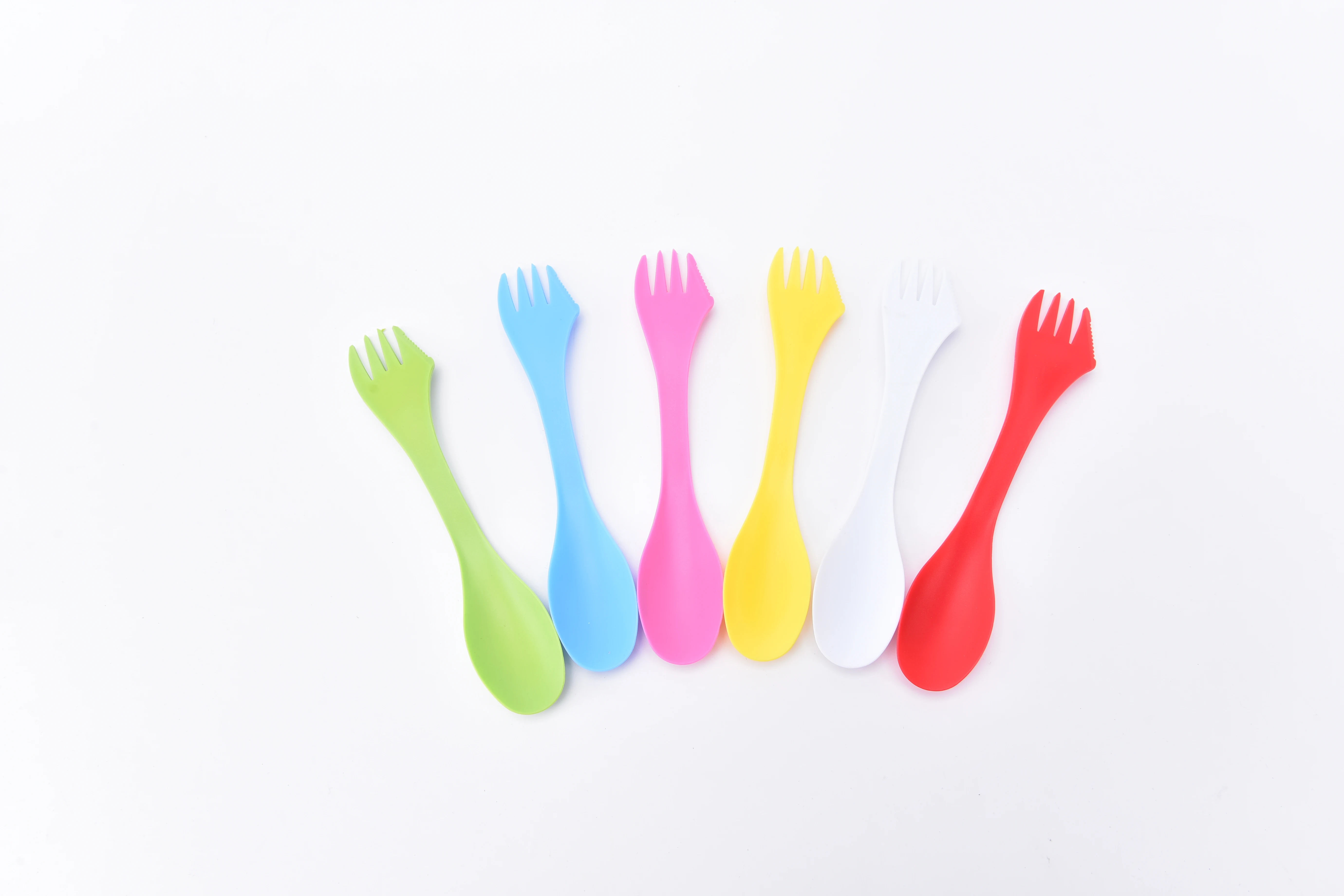 2017 Новинка 6 шт. многофункциональная походная Посуда Spork Combo дорожный гаджет Ложка