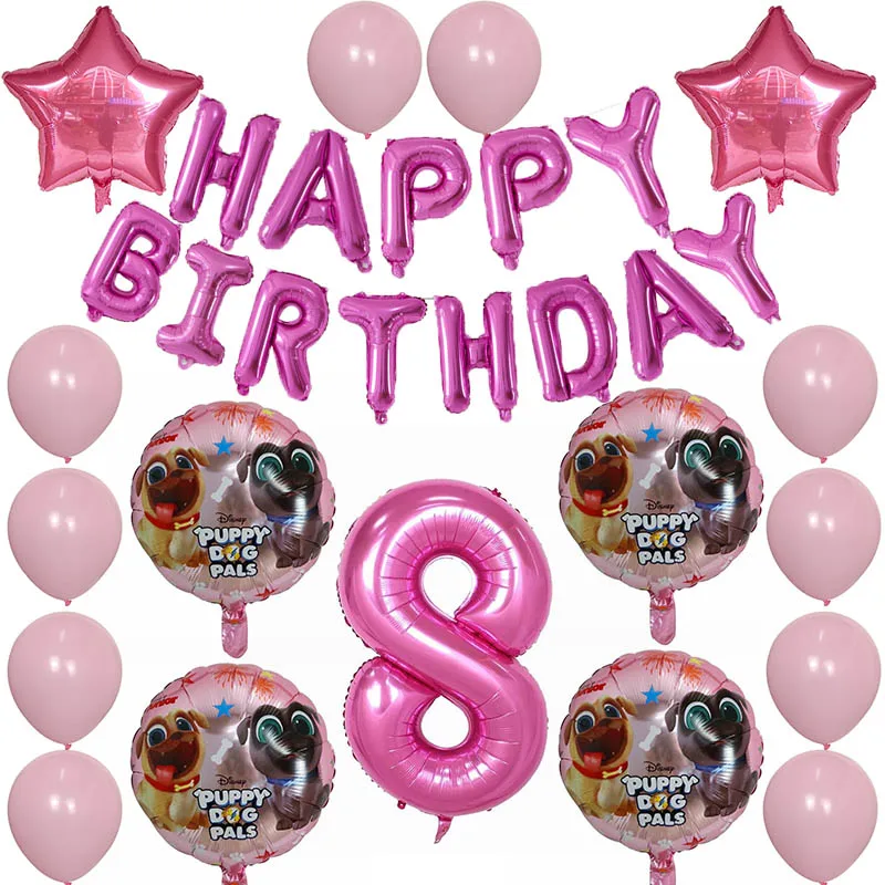 30 шт./компл. Щенячий шар для собак 30 дюймов воздушный шар для детей 1-й День рождения воздушные шары для украшения игрушки для детей собака вечерние шары