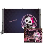 HUAYI Милая панда фотография фон полосы день рождения декорация для дома ребенка девочки фотография