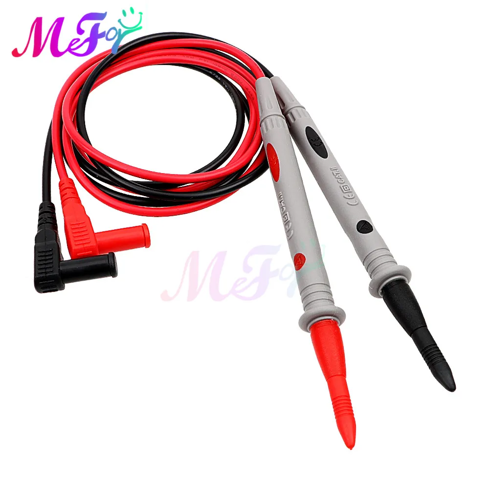 

1 Set2pcs Digital Multimeter Universal 1000V 20A 10A Test Lead Probe Cable For SMD SMT Needle Tip