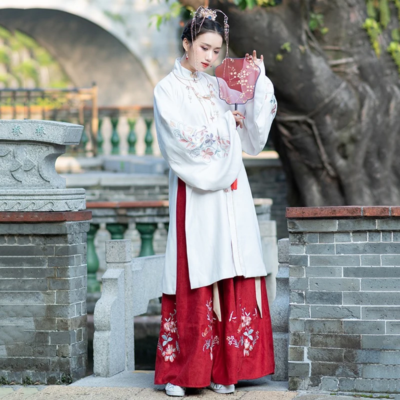 Классический танцевальный костюм Hanfu Женская традиционная праздничная одежда