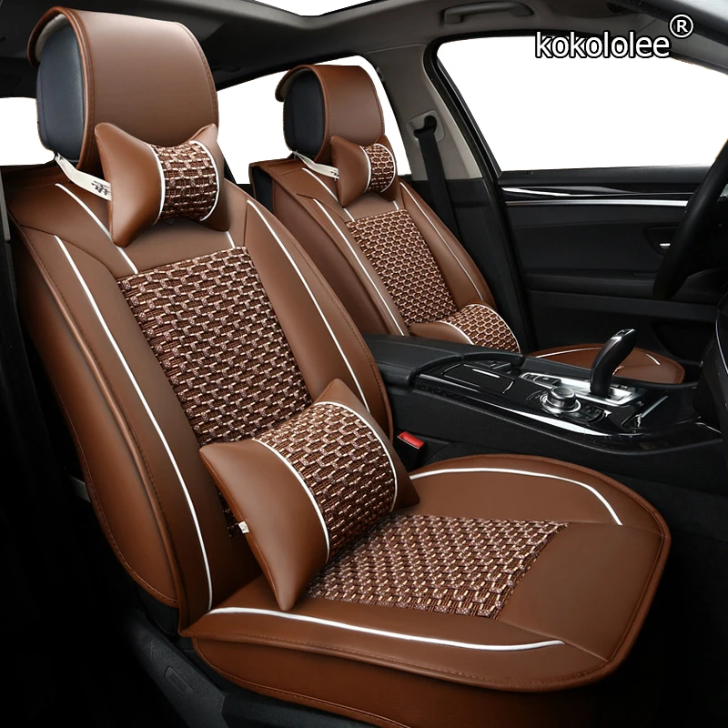 Автомобильный чехол для сиденья kokololee 1 шт. mercedes w124 w245 w212 w169 ml w163 w246 w164 cla gla w639