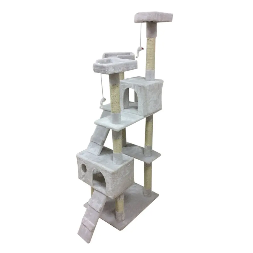 

(Ship From Spain) Cat's Tree Tower Condo Scratcher Home Furniture Pets House Hammock Cats Climbing Furniture Pets House Hammock