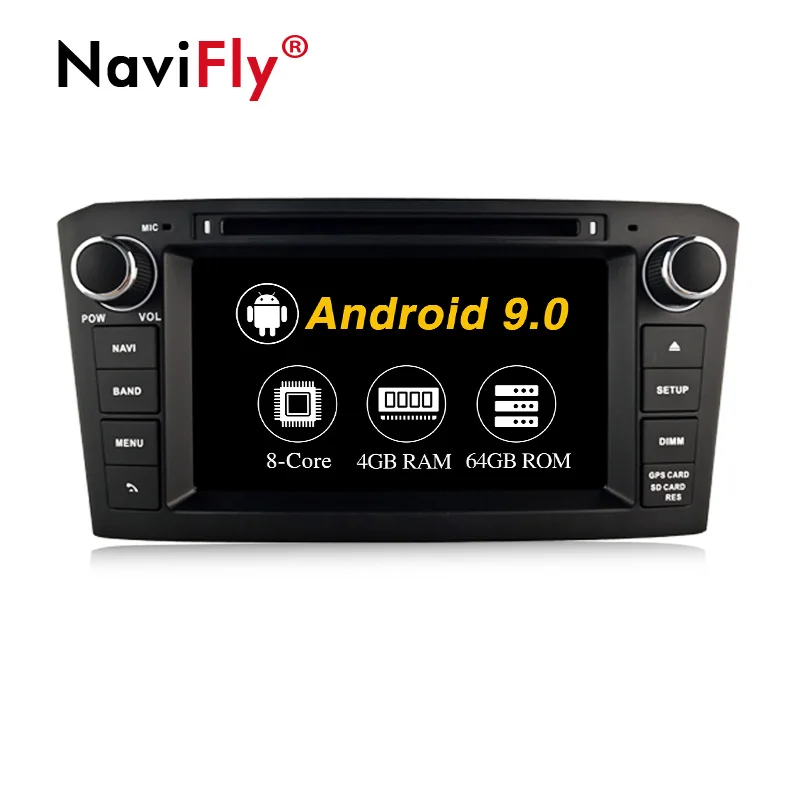 4GB-64GB-8 CORE-B 2 Din Android 9,0 авто gps навигации для Toyota Avensis T25 2003 2004 2005 2006 2007 2008 автомобильный dvd-радиоплеер - Цвет: 4GB-64GB-8 CORE-B