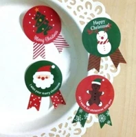 80pcslot vintage christmas theme series badge design diy multifunction seal sticker gift sticker gift label