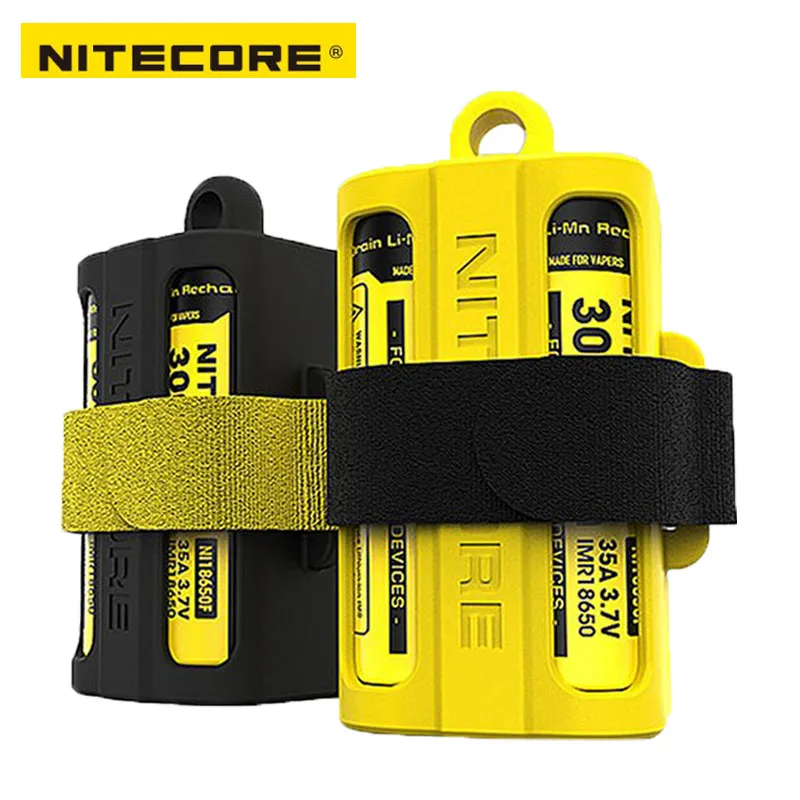 Силиконовый чехол Nitecore NBM40 держатель для хранения портативный Аккумуляторный