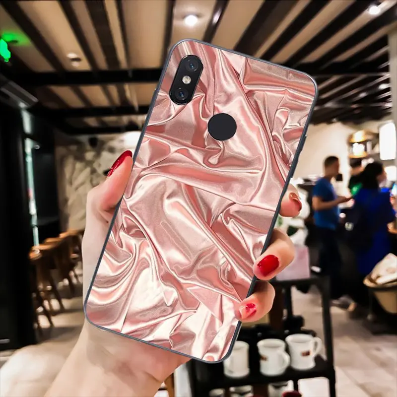 Чехол для телефона MaiYaCa с золотыми розовыми блестками Xiaomi mi5 6 A1 A2 Lite Mi9 9SE mi8lite F1 Mix2 2S