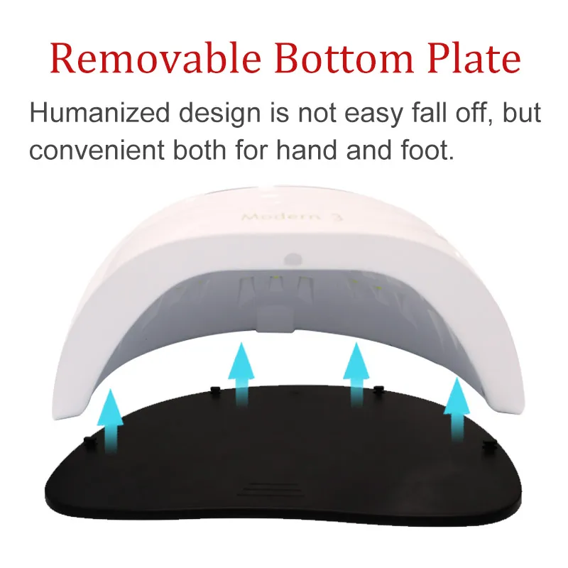 

90WLED Hot Sale Salon Nail Dryer Quick Drying Machine Women's Fashion Automatic Sensor Manicure Essential Nail Machine Products