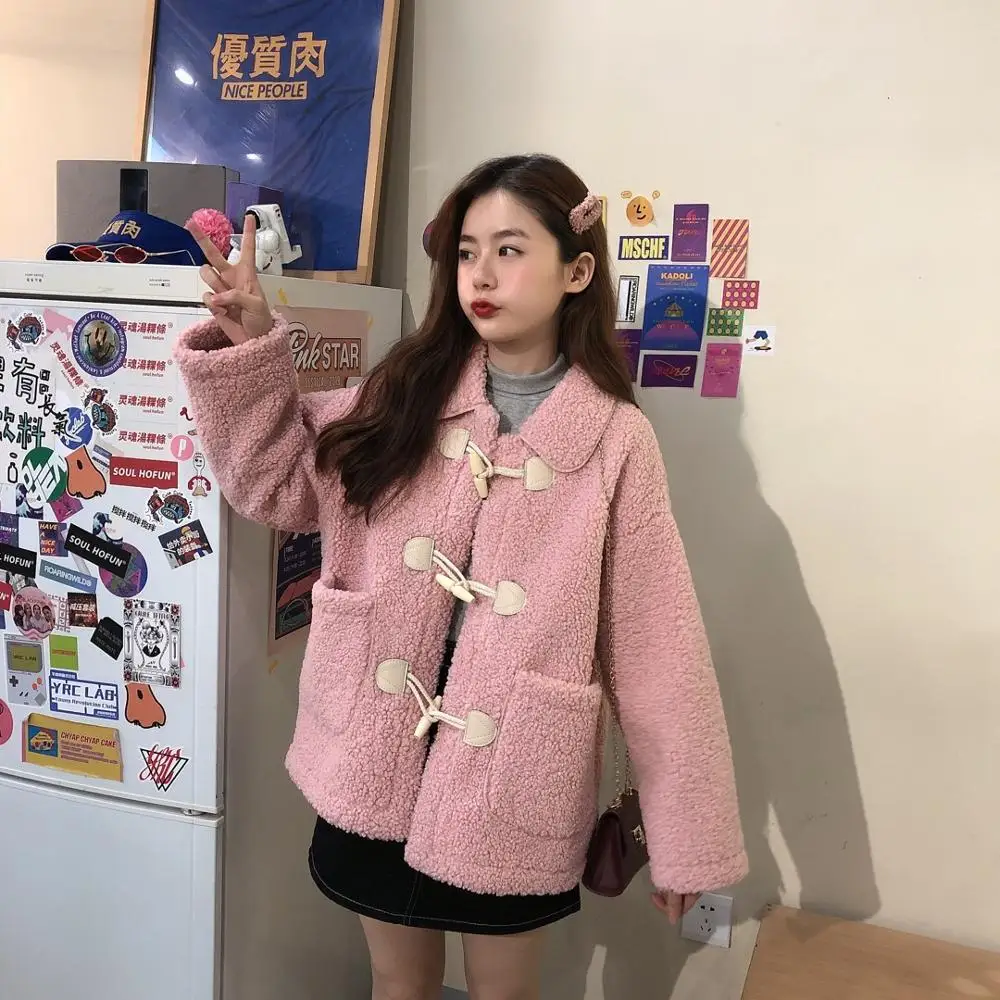 Женские парки зимние пальто из искусственной овчины толстая хлопковая теплая