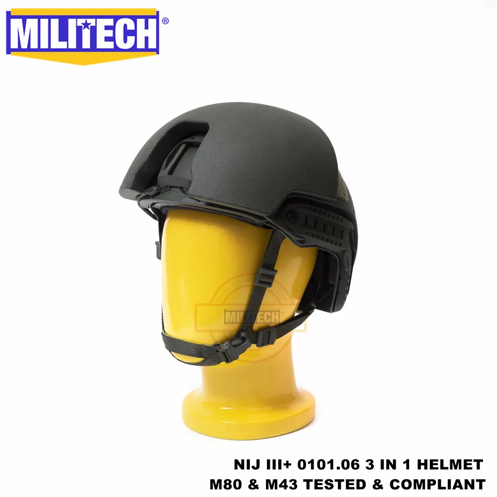 MILITECH NIJ III+ NIJ 0101,07 RF1 модульный Tacti FAST OD 3 в 1 червячный циферблат лайнер высокая XP Cut пуленепробиваемый арамидный баллистический шлем