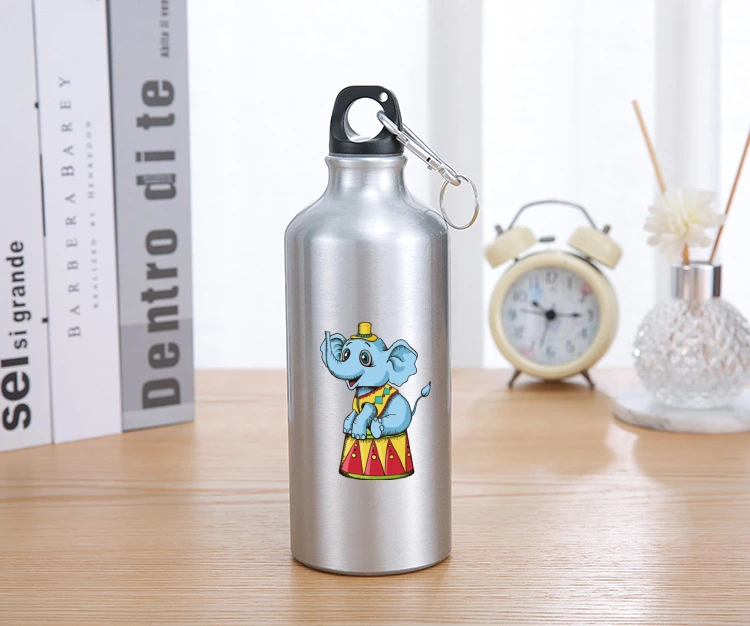 

600ML Bicycle Water Bottle Anti-scald Funny Cartoon Animal Bottle With Infuser Filter Strainer Sport Camping Bike Drink Bottle