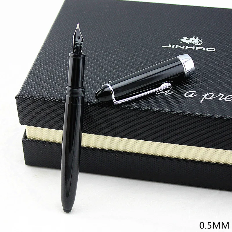 JINHAO 992 черновато-зеленый цвет спираль круглый корпус офисный студенческий тонкий перьевая ручка новинка