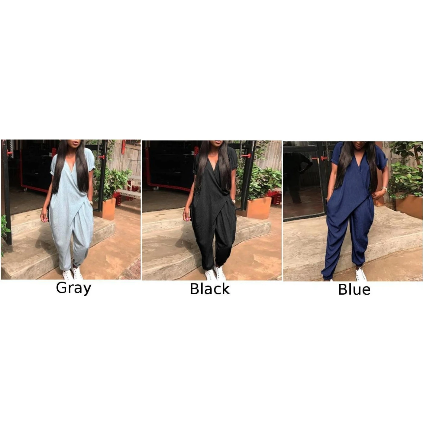 Женский комбинезон женские пляжные летние размера плюс повседневные модные