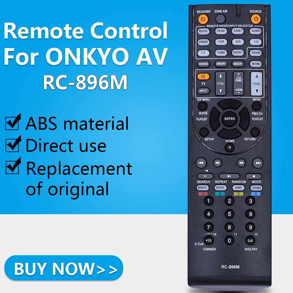 Пульт дистанционного управления для Onkyo AV ресивер RC-896M TXSR444 ...
