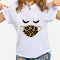 leopard design womens t shirts trendy clothes bohemian style brazil holiday fashion matching design tee 2022 soft girl aesthetic