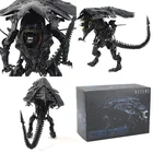 17 см инопланетяне из металлического сплава конфигурации #047 Xenomorph чужой Queen игрушка из ПВХ, движущаяся фигурка 