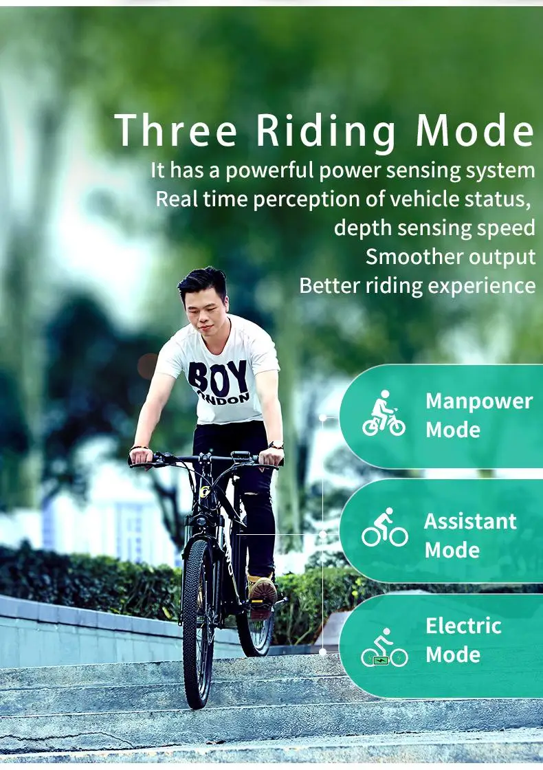 NEW Electric Mountain Bike 27.5 Inch Electric Bicycles 27 Speed 48V 350W Powerful Electric Bicycle E Bike Detachable Battery