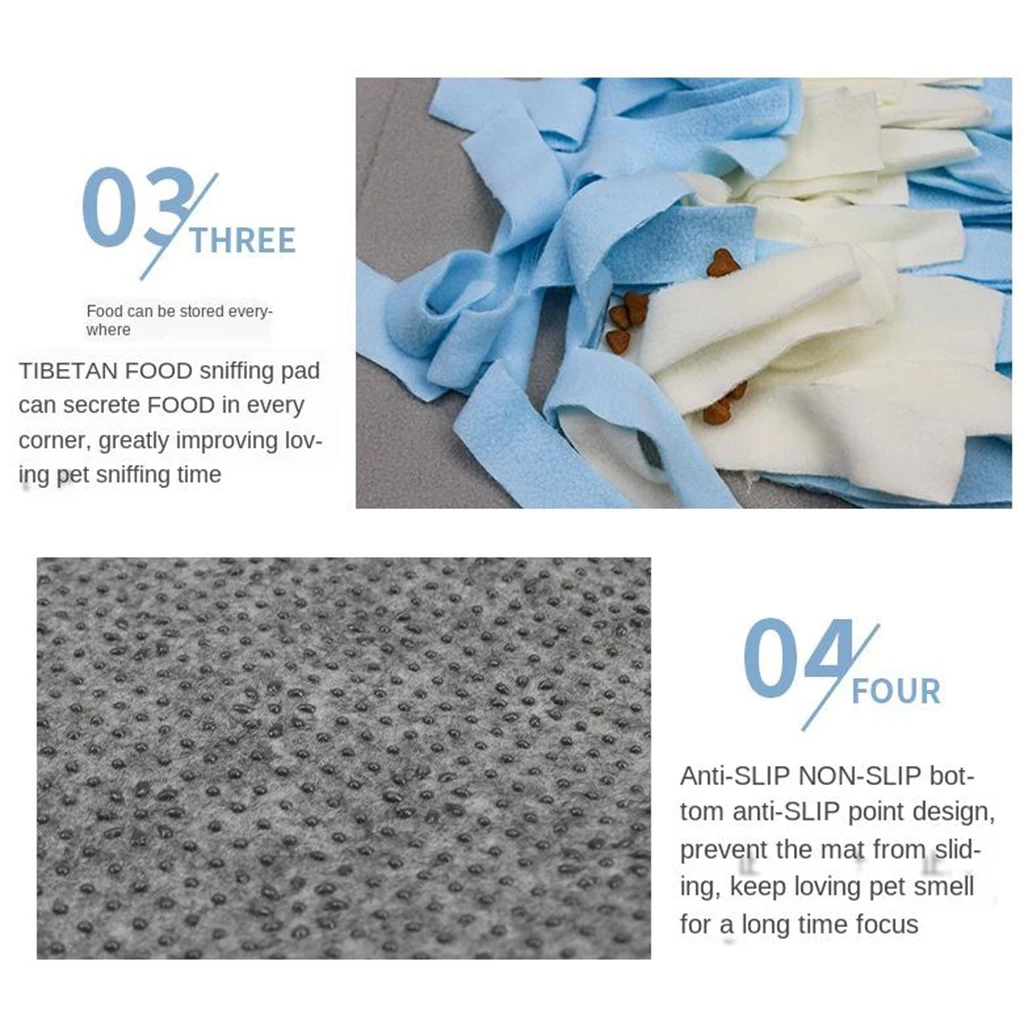 Мягкий нюхательный коврик для собак тренировочное одеяло домашних животных носа